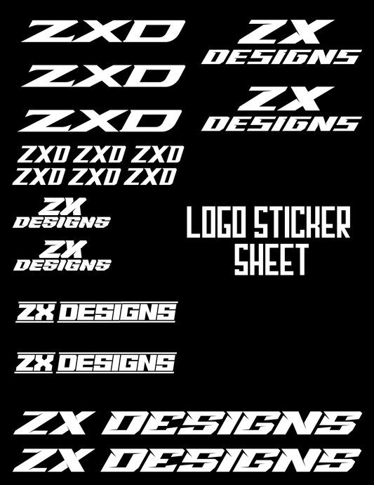 ZX Designs Sticker Sheet
